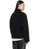 MM6 Maison Margiela MM6 Maison Margiela Black Double-Faced Wool Zip Jacket - 3