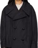 MM6 Maison Margiela MM6 Maison Margiela Black Double Breasted Sports Jacket - 1