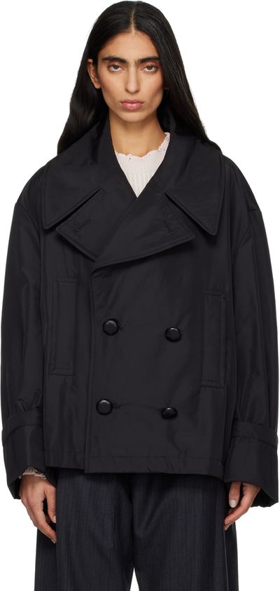 MM6 Maison Margiela MM6 Maison Margiela Black Double Breasted Sports Jacket
