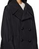 MM6 Maison Margiela MM6 Maison Margiela Black Double Breasted Sports Jacket - 2