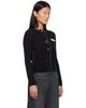 MM6 Maison Margiela MM6 Maison Margiela Black Essentials Cardigan - 2