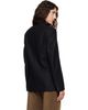 MM6 Maison Margiela MM6 Maison Margiela Black Flannel Zip-Front Suit Blazer - 3