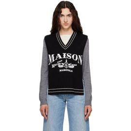 MM6 Maison Margiela MM6 Maison Margiela Black Jacqard Stole Top