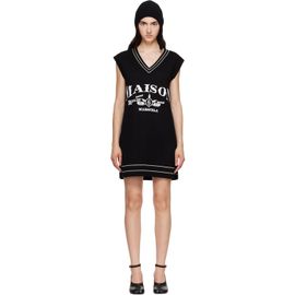 MM6 Maison Margiela MM6 Maison Margiela Black Knitted Minidress