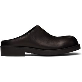 MM6 Maison Margiela MM6 Maison Margiela Black Leather Biker Mule Loafers