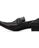 MM6 Maison Margiela MM6 Maison Margiela Black Leather Swing Toe Loafers - 3