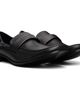MM6 Maison Margiela MM6 Maison Margiela Black Leather Swing Toe Loafers - 4