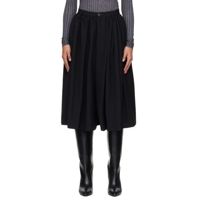 MM6 Maison Margiela MM6 Maison Margiela Black Light Wool Shorts