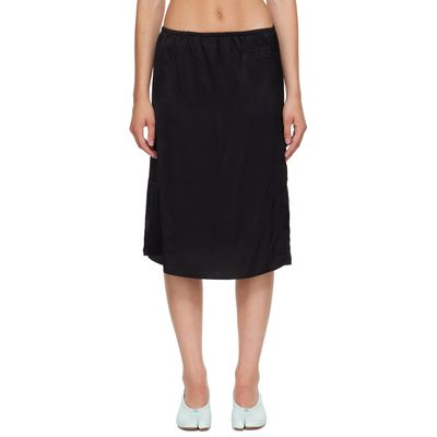 MM6 Maison Margiela MM6 Maison Margiela Black Lining Look Midi Skirt