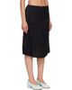 MM6 Maison Margiela MM6 Maison Margiela Black Lining Look Midi Skirt - 2