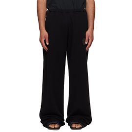 MM6 Maison Margiela MM6 Maison Margiela Black Logo Patch Sweatpants