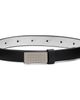 MM6 Maison Margiela MM6 Maison Margiela Black Numeric Buckle Leather Belt - 1