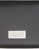 MM6 Maison Margiela MM6 Maison Margiela Black Numeric Leather Zip Wallet - 1