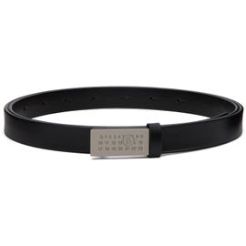 MM6 Maison Margiela MM6 Maison Margiela Black Numeric Mini Calf Leather Belt