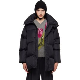 MM6 Maison Margiela MM6 Maison Margiela Black Nylon Down Puffer Jacket