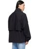 MM6 Maison Margiela MM6 Maison Margiela Black Nylon Zip Jacket - 3