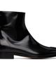 MM6 Maison Margiela MM6 Maison Margiela Black Polished Leather Ankle Boots - 1