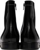 MM6 Maison Margiela MM6 Maison Margiela Black Polished Leather Ankle Boots - 2