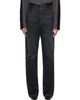 MM6 Maison Margiela MM6 Maison Margiela Black Rolled Waist Jeans - 1