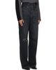 MM6 Maison Margiela MM6 Maison Margiela Black Rolled Waist Jeans - 2
