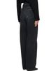MM6 Maison Margiela MM6 Maison Margiela Black Rolled Waist Jeans - 3
