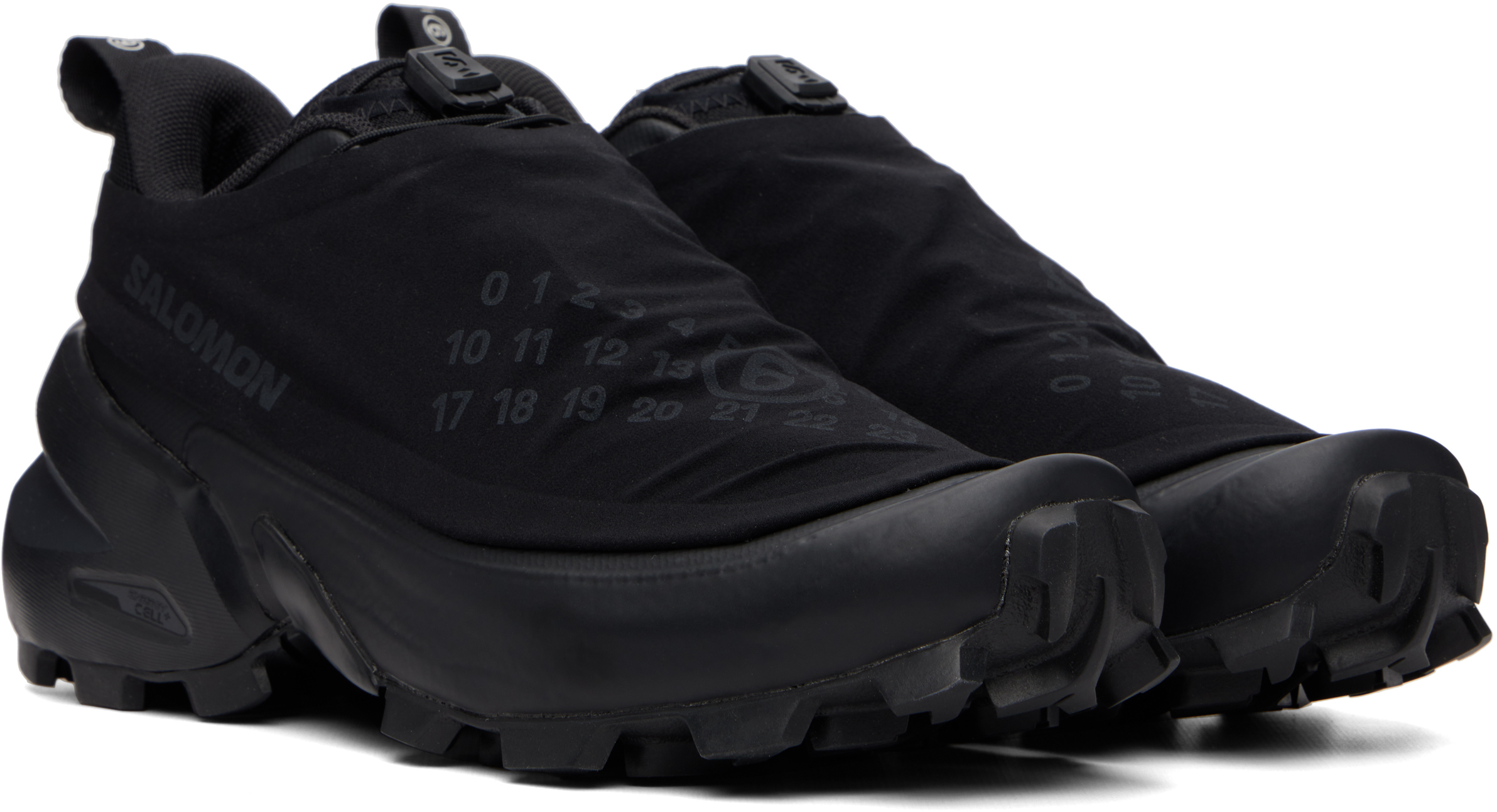 MM6 Maison Margiela - Black Salomon Edition Cross Dust Sneakers