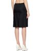 MM6 Maison Margiela MM6 Maison Margiela Black Satin Midi Skirt - 3