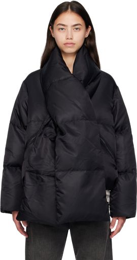 MM6 Maison Margiela MM6 Maison Margiela Black Scarf Down Jacket