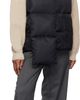 MM6 Maison Margiela MM6 Maison Margiela Black Scarf Down Vest - 4