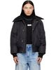 MM6 Maison Margiela MM6 Maison Margiela Black Sports Down Bomber Jacket - 1