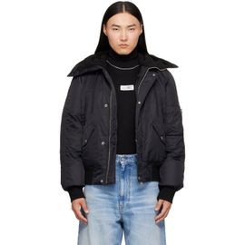 MM6 Maison Margiela MM6 Maison Margiela Black Sports Down Bomber Jacket