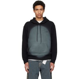 MM6 Maison Margiela MM6 Maison Margiela Black Spray Print Hoodie