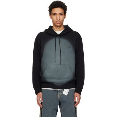 MM6 Maison Margiela MM6 Maison Margiela Black Spray Print Hoodie