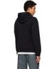 MM6 Maison Margiela MM6 Maison Margiela Black Spray Print Hoodie - 3