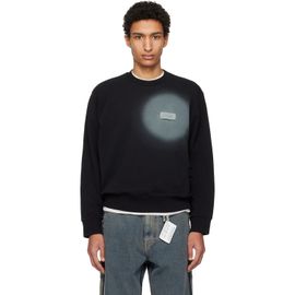MM6 Maison Margiela MM6 Maison Margiela Black Spray Print Sweatshirt