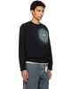 MM6 Maison Margiela MM6 Maison Margiela Black Spray Print Sweatshirt - 2