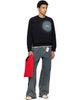 MM6 Maison Margiela MM6 Maison Margiela Black Spray Print Sweatshirt - 4
