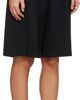 MM6 Maison Margiela MM6 Maison Margiela Black Wool-Blend Tailored Shorts - 2