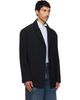 MM6 Maison Margiela MM6 Maison Margiela Black Wool Blend Suit Blazer - 2
