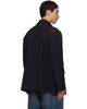 MM6 Maison Margiela MM6 Maison Margiela Black Wool Blend Suit Blazer - 3
