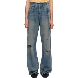 MM6 Maison Margiela MM6 Maison Margiela Blue Aged Denim Jeans