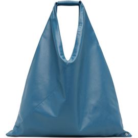 MM6 Maison Margiela MM6 Maison Margiela Blue Classic Medium Triangle Tote