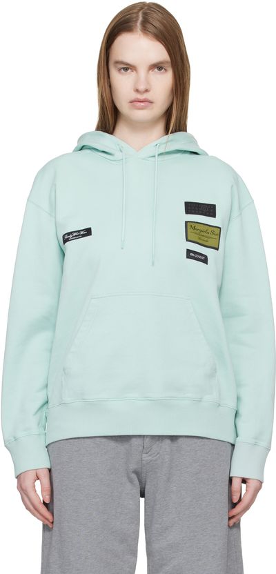 MM6 Maison Margiela MM6 Maison Margiela Blue Cotton Hoodie