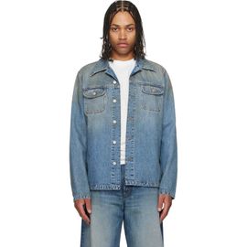 MM6 Maison Margiela MM6 Maison Margiela Blue Denim Trucker Jacket
