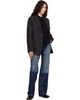 MM6 Maison Margiela MM6 Maison Margiela Blue Distressed Panel Denim Jeans - 4