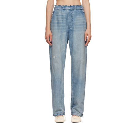 MM6 Maison Margiela MM6 Maison Margiela Blue Overall Jeans