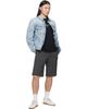 MM6 Maison Margiela MM6 Maison Margiela Blue Poplin Trim Denim Jacket - 4
