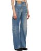 MM6 Maison Margiela MM6 Maison Margiela Blue Sideways Denim Jeans - 2