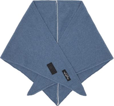 MM6 Maison Margiela MM6 Maison Margiela Blue Wool-Blend Scarf