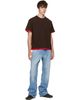 MM6 Maison Margiela MM6 Maison Margiela Brown Anatomic Sneakers - 5
